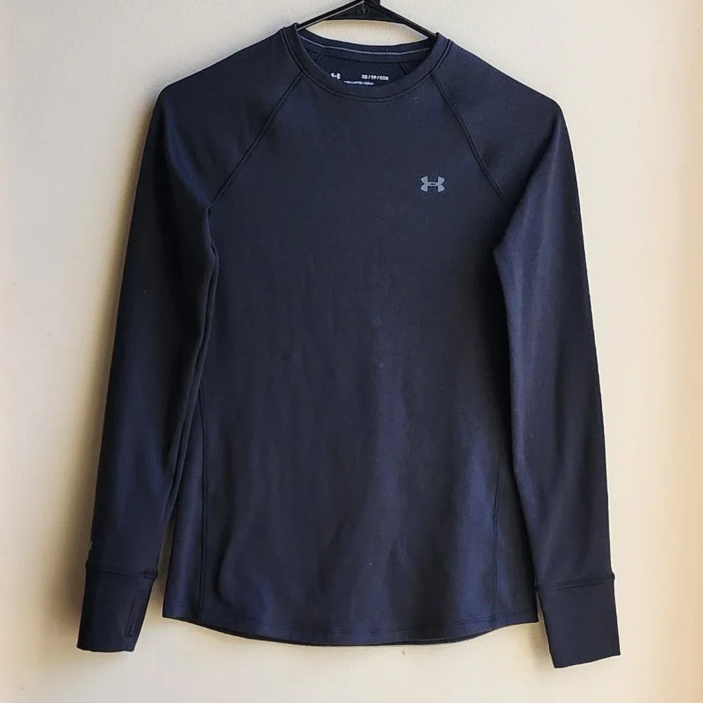 Under Armour Black Stretch Athleisure Jersey Size XS - Picture 7 of 15